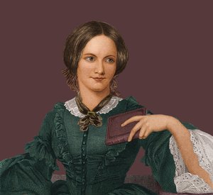 作家夏洛特-勃朗特1816-1855年的肖像，1840年代。 作者 不明