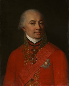 作家米哈伊尔·尼基蒂奇·穆拉维约夫的肖像1757-1807，1802年 作者 不明