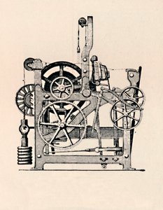 电动织机侧视图，1836年，1904年 作者 不明