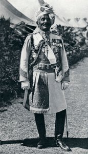 普拉塔普·辛格（Pratap Singh）1845-1922年，英属印度陆军军官和大君，1914年 作者 不明