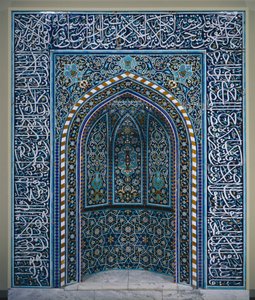尼基·米哈拉布（Niche Mihrab）祷告，1600年代初期。 作者 不明