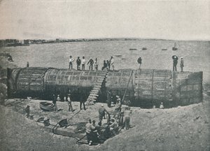准备发射，1877年，1910年 作者 不明