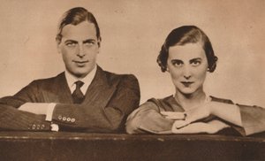 乔治王子和玛丽娜公主，于1934年8月28日订婚，1935年 作者 不明