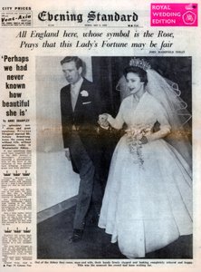 玛格丽特公主与安东尼·阿姆斯特朗-琼斯结婚，1960年5月6日 作者 不明