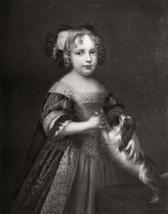 后来的公主安妮女王（Queen Anne），c1670-1675年1906年 作者 不明