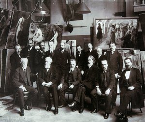 1913年，俄罗斯艺术学院教授 作者 不明