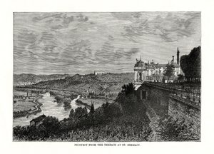 1879年，法国圣日耳曼的露台前景 作者 不明