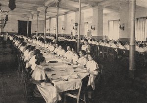 食堂斯摩尼贵族学院的学生，1889年 作者 不明