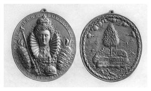 伊丽莎白女王一世勋章，16世纪，1896年 作者 不明