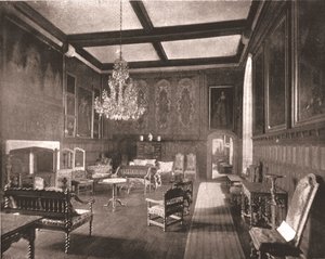 1894年，肯特彭斯赫斯特广场的伊丽莎白女王房间。 作者 不明
