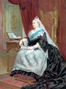 维多利亚女王1819-1901年金禧之时，1887年 作者 不明