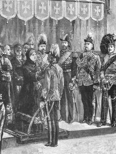 1879年12月8日，温莎，维多利亚女王装饰官... 作者 不明