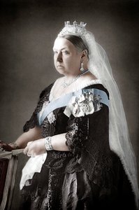 英国维多利亚女王，1890年 作者 不明