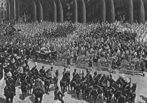 1897年6月22日，维多利亚女王钻石周年纪念日。 作者 不明