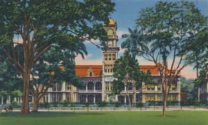 华盛顿州特立尼达市皇后皇家学院（Queens Royal College），建于1940年代。 作者 不明