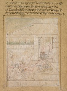 拉达与克里希那和解c。 1790-1800。 作者 不明
