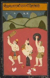 梅格哈玛哈尔（Meghamalhar）的拉吉尼·德萨赫（Ragini Desakh），c。 1770-1790年。 作者 不明