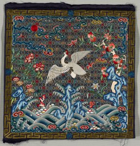 等级徽章buzi，1736-95年。 作者 不明