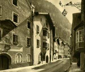 拉滕贝格（Rattenberg），蒂罗尔州，奥地利，摄于1935年。 作者 不明