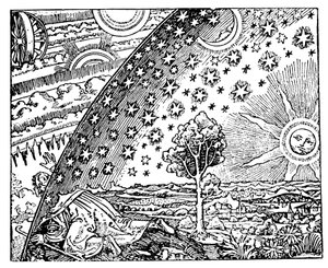 重建中世纪的宇宙观，十九世纪 作者 不明