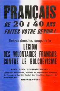 1941-1944年法国志愿军团招募海报