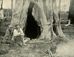 休息，1901年。 作者 不明
