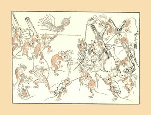 报应，老鼠和猫，1878年，1886年 作者 不明