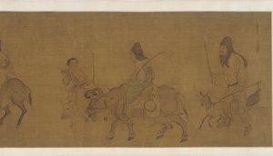 收获后回家，可能是明朝的，17世纪。 作者 不明