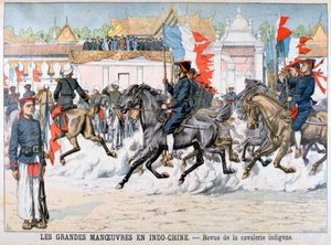 1903年法属印度支那，回顾土著骑兵 作者 不明