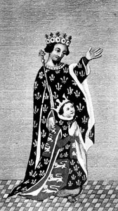 理查德二世和他的父亲黑王子，十四世纪，1910年 作者 不明
