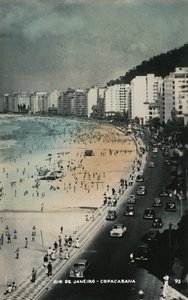 里约热内卢-科帕卡巴纳，大约1950年代。 作者 不明