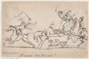 毁灭之路！，1803年4月1日。，1803年4月1日。 作者 不明