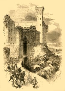 诺曼底的罗伯特（Robert of Normandy）在孔韦尔萨诺伯爵的城堡，大约1890年。 作者 不明