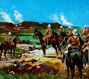 罗伯兹（Roberts）在德里弗方丹（Driefontein），1900年 作者 不明
