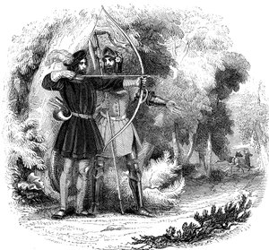 罗宾汉（Robin Hood），传说中的英国民间英雄和野蛮分子，19世纪初期是穷人的拥护者 作者 不明