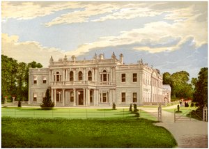 斯塔福德郡罗勒斯顿音乐厅，巴洛特·莫斯利（Baronet Mosley）的住所，c1880 作者 不明