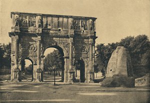 罗马-君士坦丁凯旋门公元315年，1910年 作者 不明
