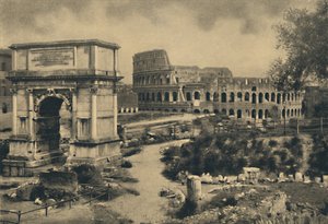 罗马-泰特斯拱门-罗马竞技场，1910年 作者 不明