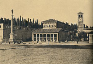罗马-洛伦佐·富里·勒·穆拉大教堂，1910年 作者 不明