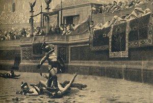 罗马-罗马竞技场-格斗比赛中的失败，1910 作者 不明