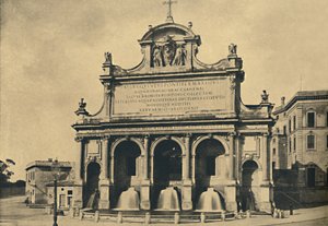 罗马-保罗五世渡槽的喷泉，始建于1612年，1010年丰塔纳的设计 作者 不明