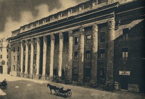 罗马-彼得拉广场（Piazza di Pietra），1910年 作者 不明