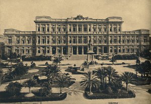 罗马-Prati di Castello。卡尔德里尼（Calderini）的新法院和卡沃尔雕像（1910年） 作者 不明