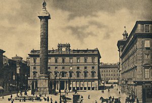 罗马-Marcus Aurelius的正方形和圆柱，1910年 作者 不明