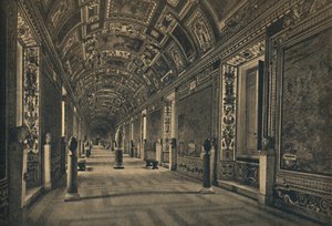 罗马--梵蒂冈宫--地理地图画廊》，1910年 作者 不明