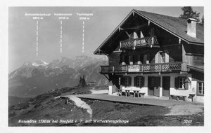 Rosshutte和Wettersteingebirge山脉，奥地利Seefeld附近，二十世纪 作者 不明