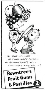 Rowntrees水果软糖和锭剂，1938年 作者 不明