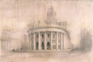 皇家交易所，伦敦，1838年 作者 不明