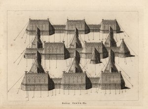 1520 年阿尔德斯附近为亨利八世和法国国王弗朗西斯一世的会面搭建的皇家帐篷 作者 不明