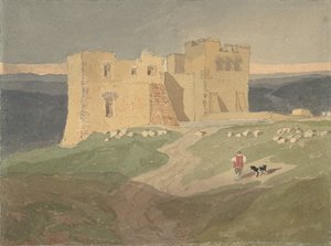 毁坏的城堡，1802-42。 作者 不明